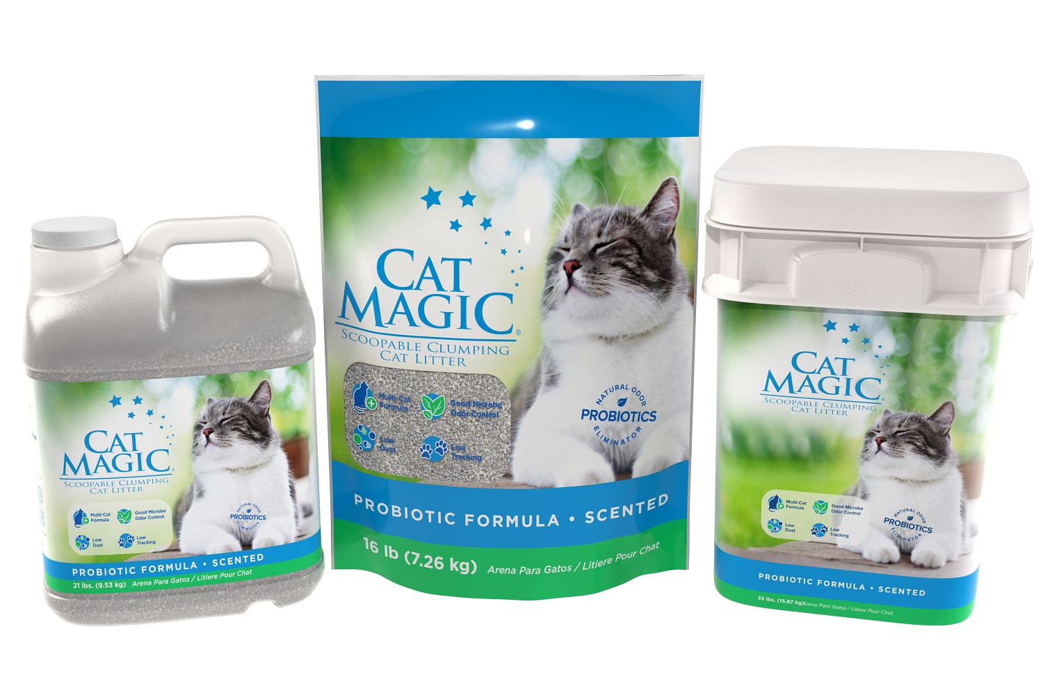 Cat Magic Scented Scoopable Litter with Probiotics