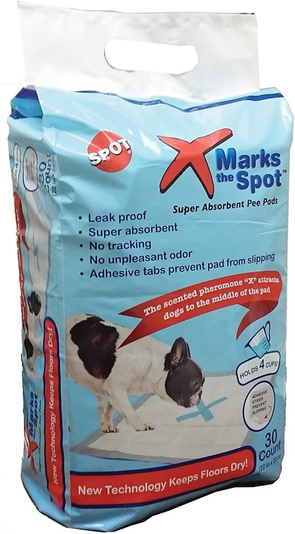 X MARKS THE SPOT PUPPY PADS