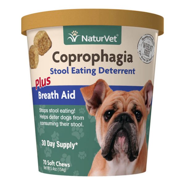 NaturVet Coprophagia Deterrent Plus Breath Aid Soft Chew