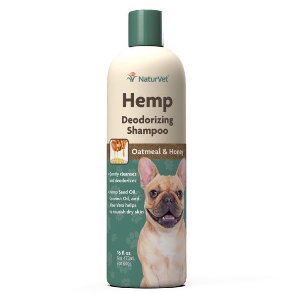 NaturVet Hemp Deodorizing Shampoo