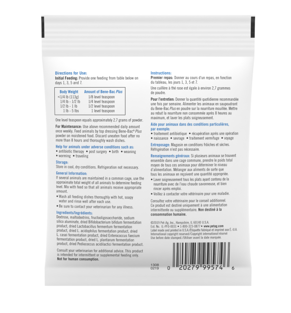 BeneBac® Plus Small Animal Powder 3/4oz