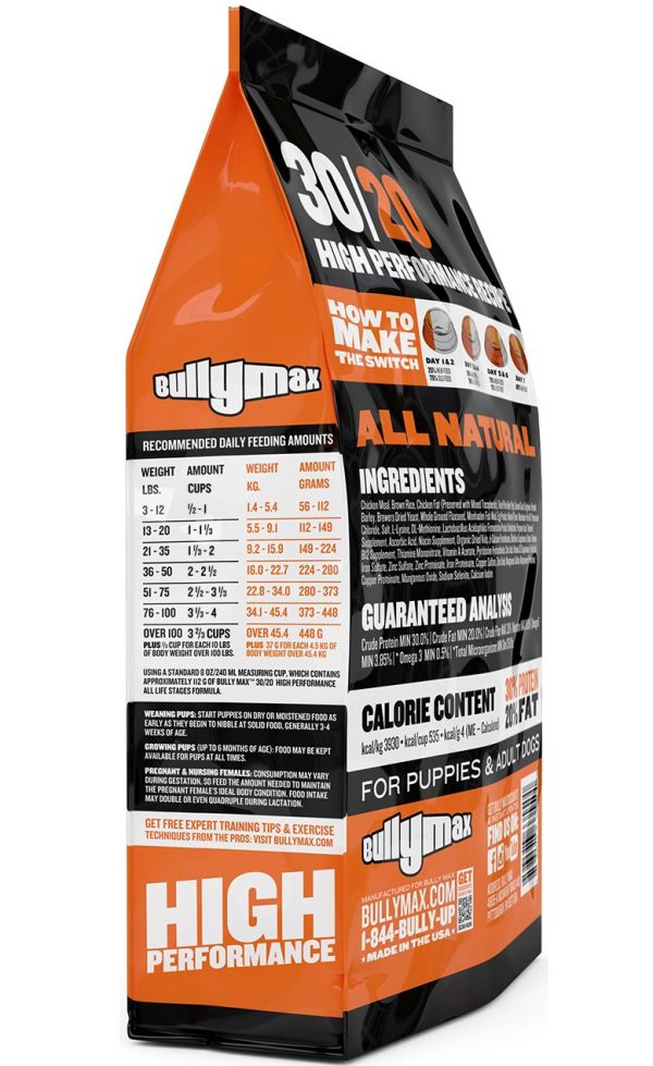 Bully max hotsell performance dog food