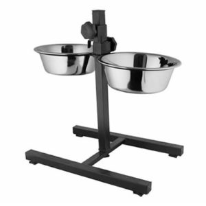 aGLOW Adjustable Stands with Pet Bowls