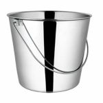 aGLOW Stainless Steel Bucket Pail (Round)
