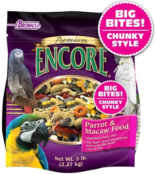 Encore Premium Chunky Style Parrot Food