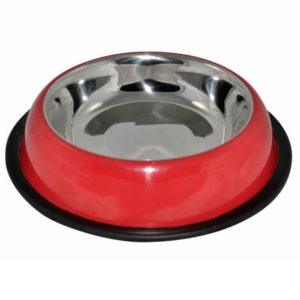 aGLOW Belly Non Skid Stainless Steel Bowls with color