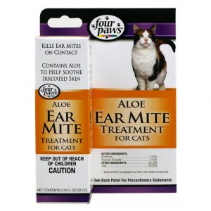 Four Paws Aloe Ear Mite Therapy for Cats