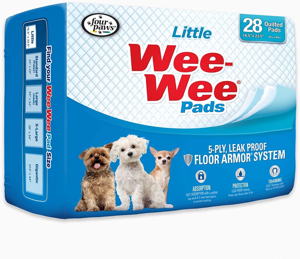 WeeWee Pads for Little Dogs
