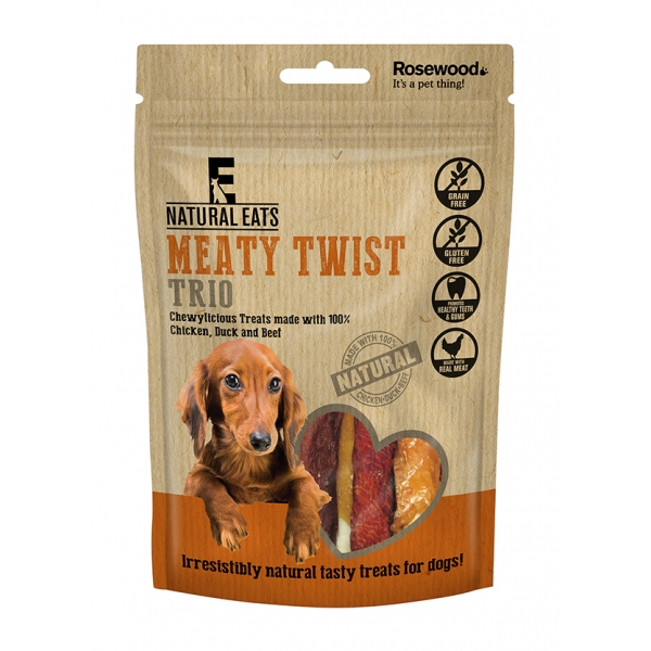 Rosewood Meaty Twist Trio (Natural Eats)