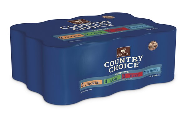 GELERT COUNTRY CHOICE VARIETY PACK ADULT CAT CAN FOOD