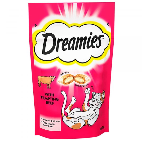 Dreamies Treats with Tempting Beef