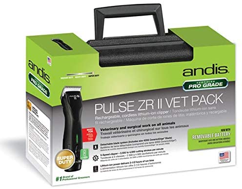 Pulse ZR II Vet Pack Cordless Clipper 5 Speed