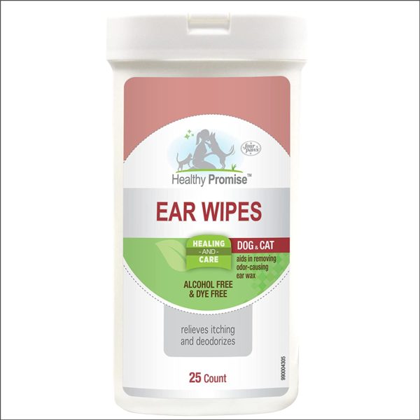 Healthy Promise Ear Wipes for Dogs & Cats
