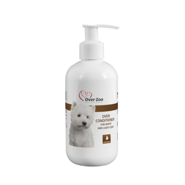 Over Zoo Conditioner for Dogs with White and Light Coat