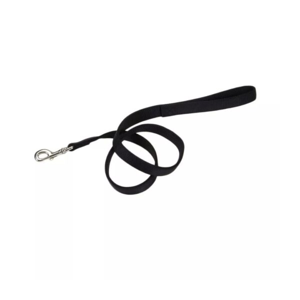 Coastal® Double-Ply Dog Leash, Black, 1" x 04'