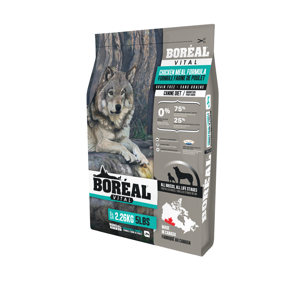 Boreal Vital, Dog Chicken, All Breed, All Life Stages, Meat Meal