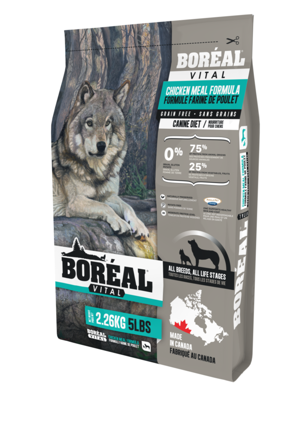 Boreal Vital, Dog Chicken, All Breed, All Life Stages, Meat Meal