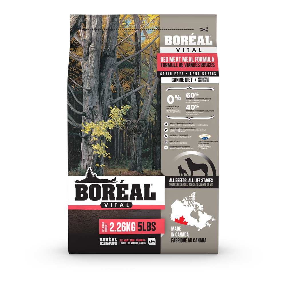Boreal Vital, Dog Red Meat, All Breed, All Life Stages, Meat Meal