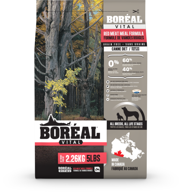 Boreal Vital, Dog Red Meat, All Breed, All Life Stages, Meat Meal