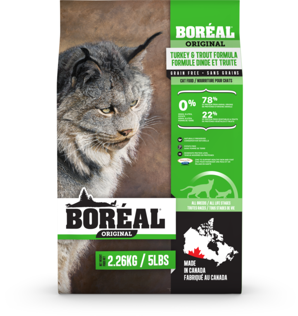 Boreal Original Cat, Turkey & Trout, All Breed, All Life Stages, Fresh Meat