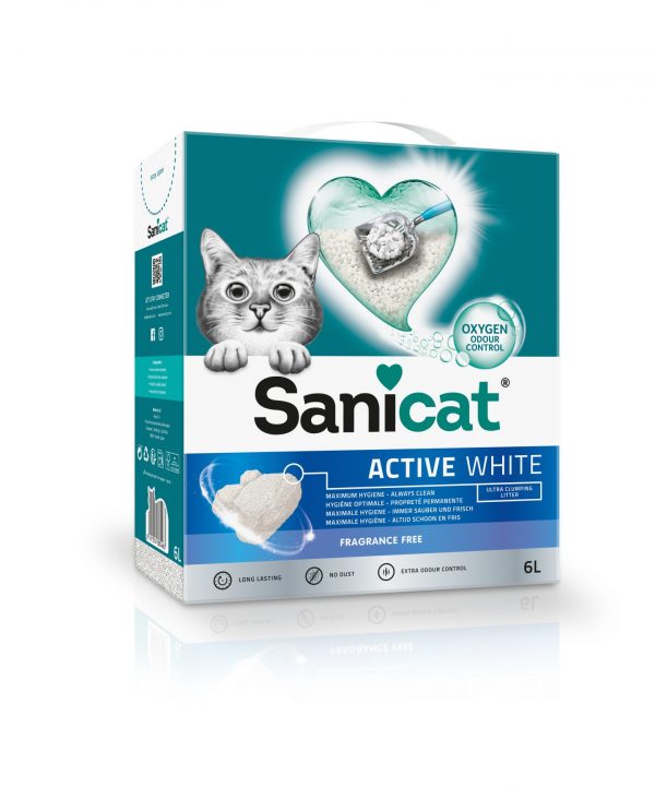 SANICAT ACTIVE WHITE FRAGRANCE FREE