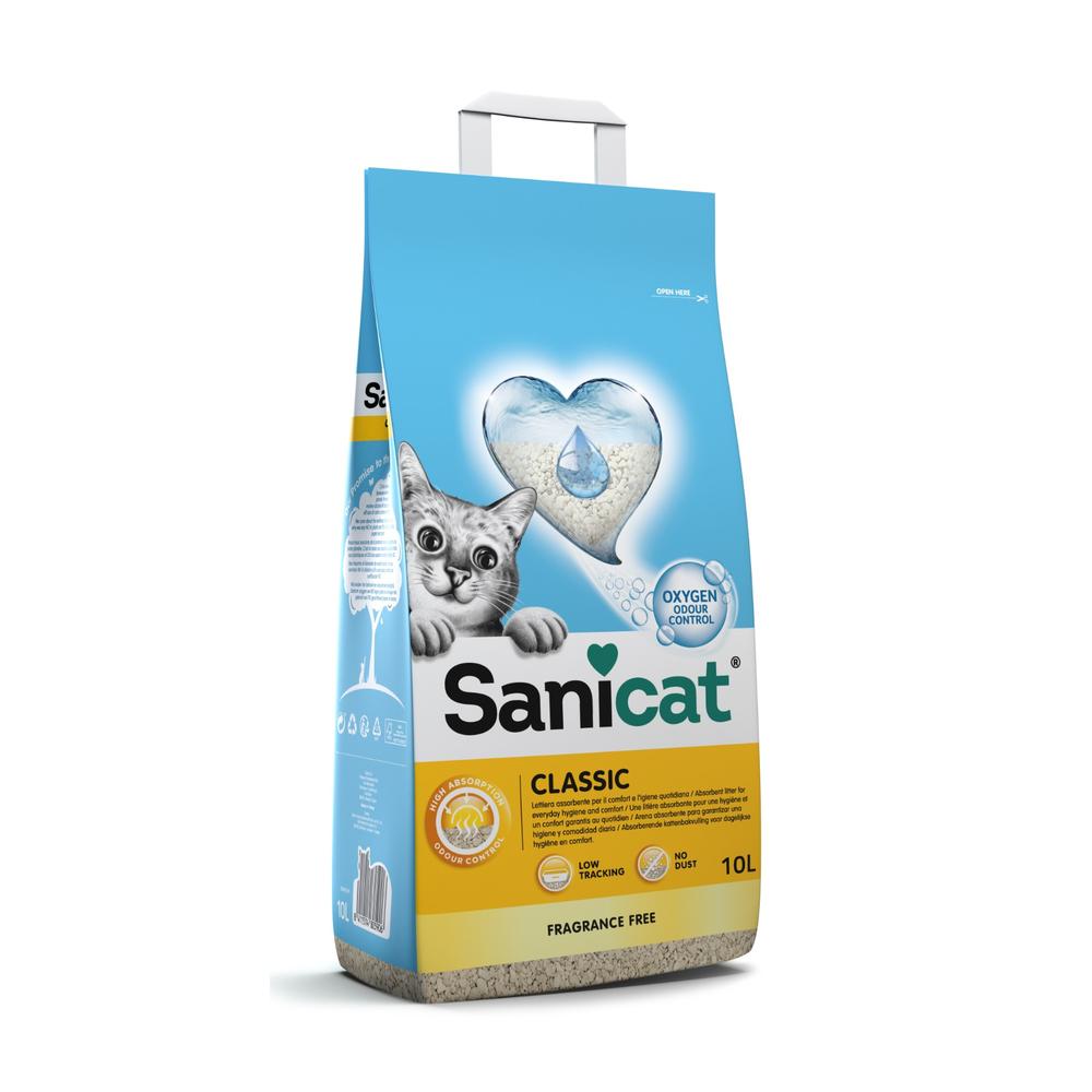 SANICAT CLASSIC FRAGRANCE FREE CAT LITTER