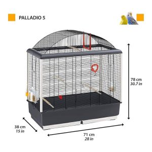 Ferplast CAGE PALLADIO 5 BLACK