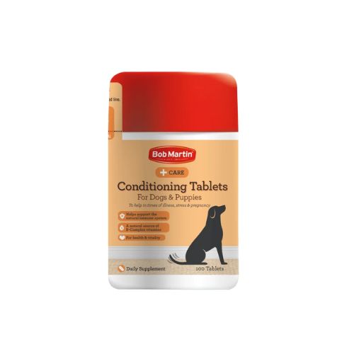 Helps support & boost the natural immune system Bob Martin Conditioning Tablets for Dogs – 100 Tablets