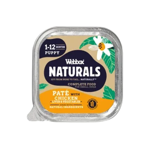 Webbox Natural Pate Chick/Liver & Veg Puppy