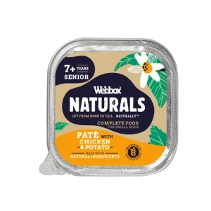 Webbox Natural Pate, Chick/Potatoes, Senior