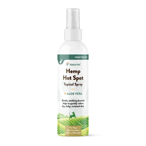 NaturVet Hemp Hot Spot Spray