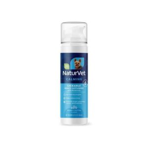 NaturVet Lickable Calming with Melatonin Dog Liquid Bottle 6.4 oz